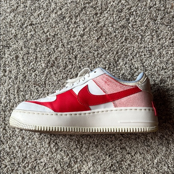 Nike Shoes - Nike Air Force 1 Shoes; Size 8.5, Red, White, and Blue